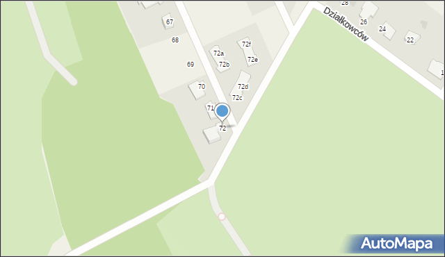 Niekłonice, Niekłonice, 72, mapa Niekłonice
