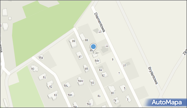 Niekłonice, Niekłonice, 86b, mapa Niekłonice