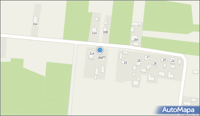 Niekrasów, Niekrasów, 30A, mapa Niekrasów