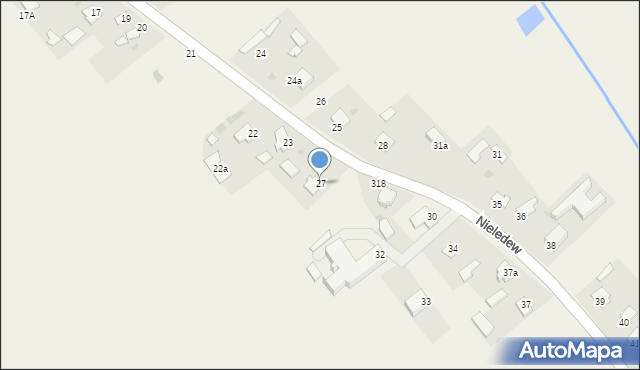 Nieledew, Nieledew, 27, mapa Nieledew
