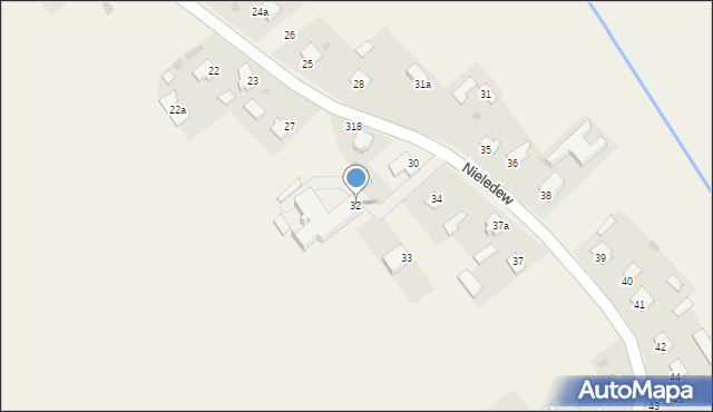 Nieledew, Nieledew, 32, mapa Nieledew