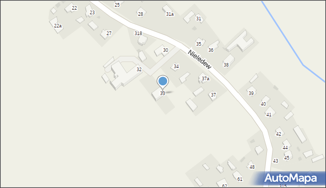 Nieledew, Nieledew, 33, mapa Nieledew