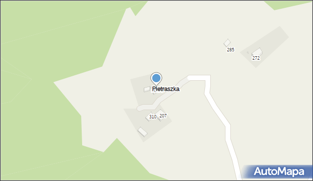 Nieledwia, Nieledwia, 267A, mapa Nieledwia