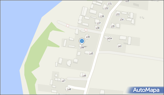 Nielisz, Nielisz, 144, mapa Nielisz