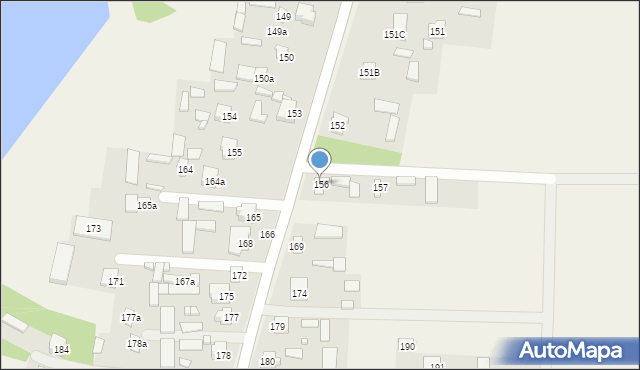 Nielisz, Nielisz, 156, mapa Nielisz