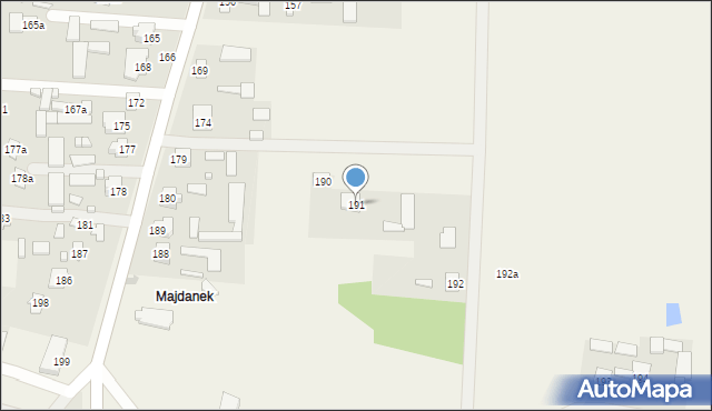 Nielisz, Nielisz, 191, mapa Nielisz