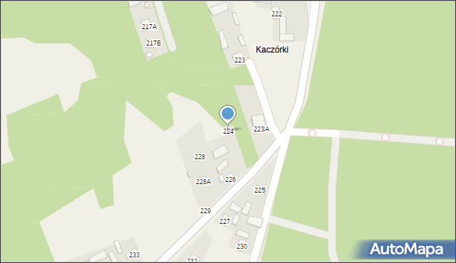 Nielisz, Nielisz, 224, mapa Nielisz