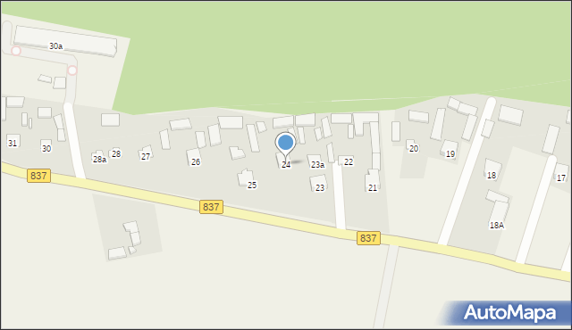 Nielisz, Nielisz, 24, mapa Nielisz