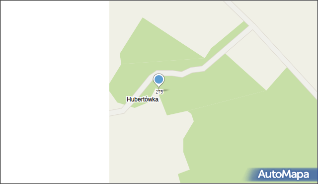 Nielisz, Nielisz, 275, mapa Nielisz