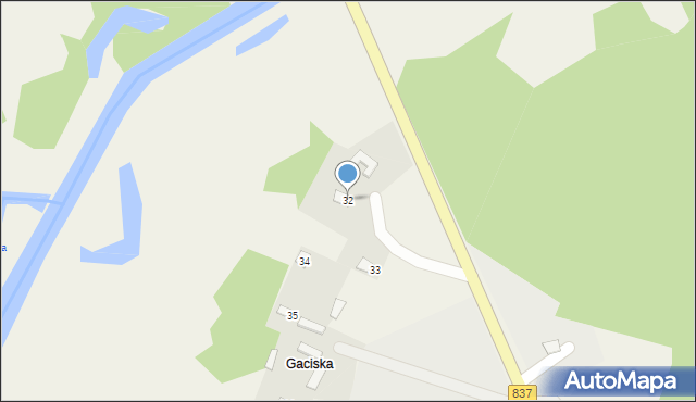 Nielisz, Nielisz, 32, mapa Nielisz