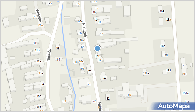 Nielubia, Nielubia, 16B, mapa Nielubia