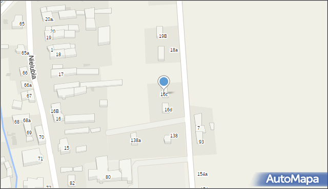 Nielubia, Nielubia, 16c, mapa Nielubia
