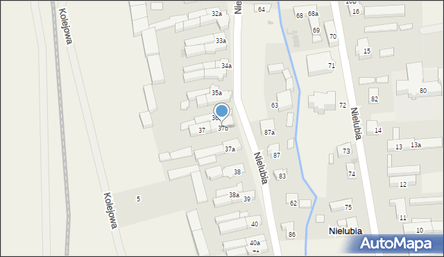 Nielubia, Nielubia, 37b, mapa Nielubia