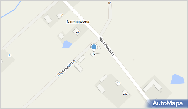 Niemcowizna, Niemcowizna, 14, mapa Niemcowizna