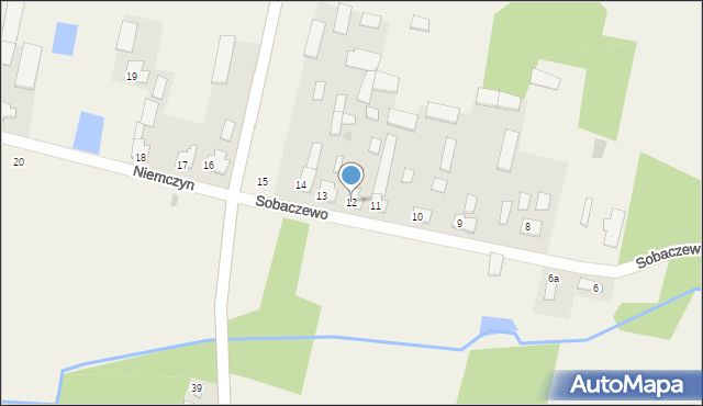 Niemczyn, Niemczyn, 12, mapa Niemczyn