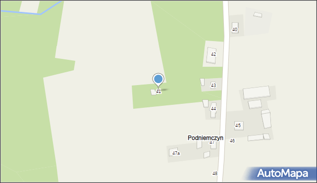 Niemczyn, Niemczyn, 41, mapa Niemczyn