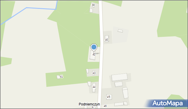 Niemczyn, Niemczyn, 42, mapa Niemczyn