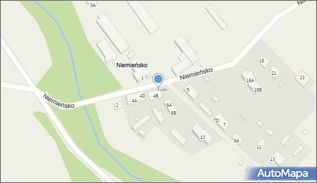 Niemieńsko, Niemieńsko, 6A, mapa Niemieńsko