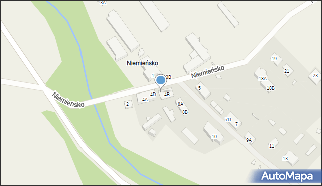 Niemieńsko, Niemieńsko, 6C, mapa Niemieńsko