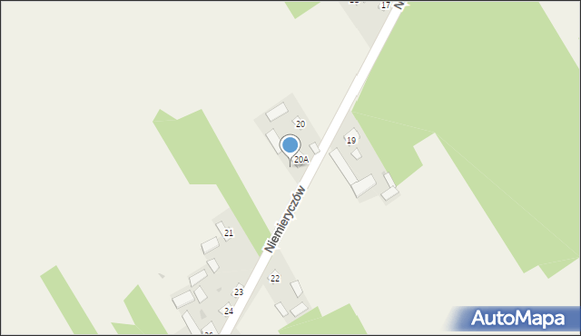 Niemieryczów, Niemieryczów, 20b, mapa Niemieryczów