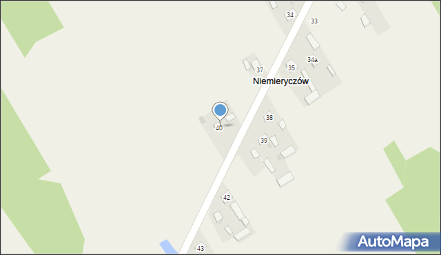 Niemieryczów, Niemieryczów, 41, mapa Niemieryczów