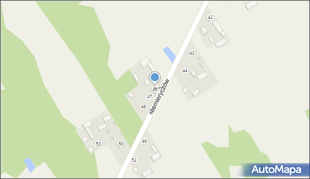 Niemieryczów, Niemieryczów, 46, mapa Niemieryczów