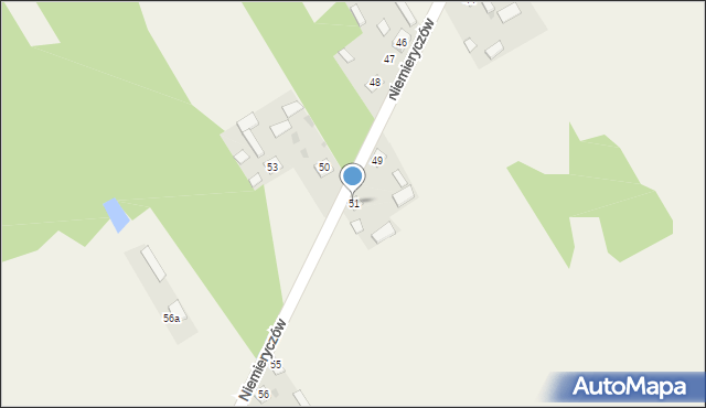Niemieryczów, Niemieryczów, 51, mapa Niemieryczów