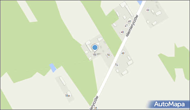 Niemieryczów, Niemieryczów, 53, mapa Niemieryczów