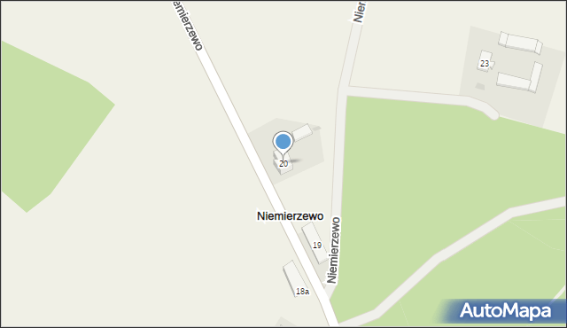 Niemierzewo, Niemierzewo, 20, mapa Niemierzewo