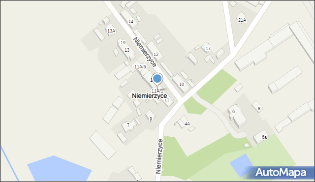 Niemierzyce, Niemierzyce, 11A/1, mapa Niemierzyce