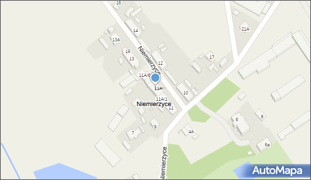 Niemierzyce, Niemierzyce, 11A/3, mapa Niemierzyce