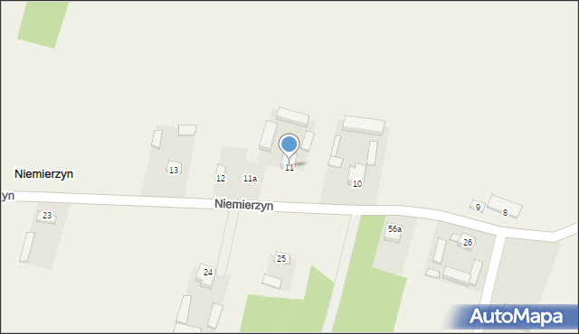 Niemierzyn, Niemierzyn, 11, mapa Niemierzyn