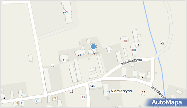 Niemierzyno, Niemierzyno, 16, mapa Niemierzyno