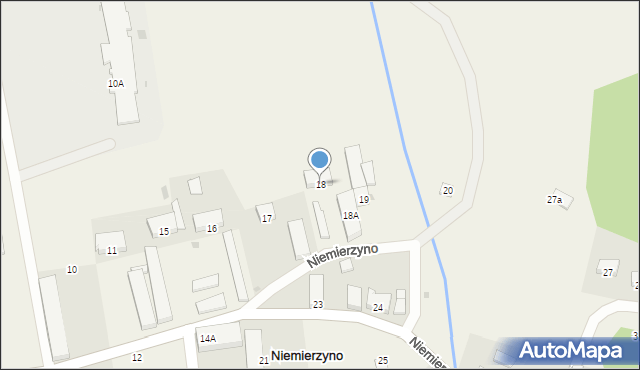 Niemierzyno, Niemierzyno, 18, mapa Niemierzyno