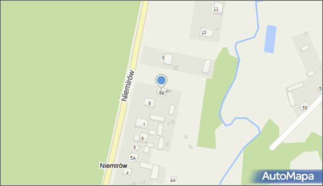 Niemirów, Niemirów, 8a, mapa Niemirów