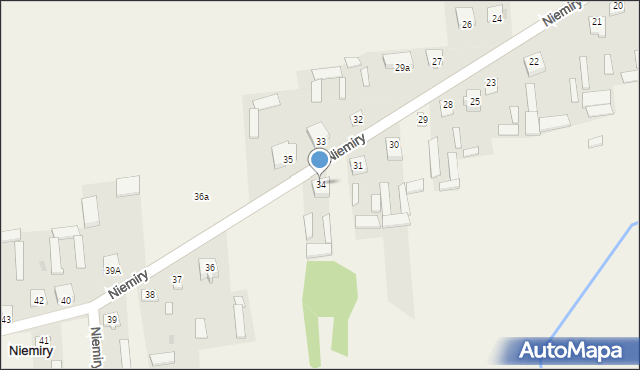 Niemiry, Niemiry, 34, mapa Niemiry