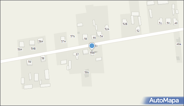 Niemiry, Niemiry, 55A, mapa Niemiry