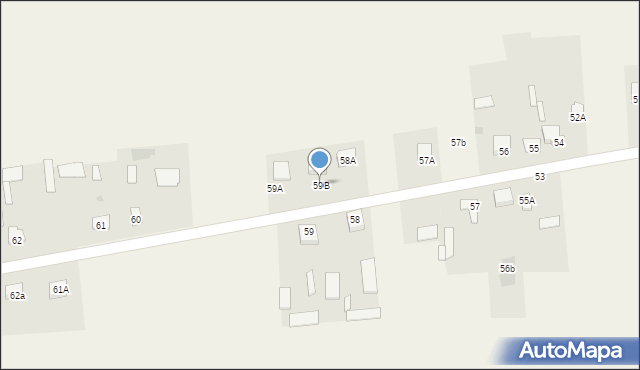 Niemiry, Niemiry, 59B, mapa Niemiry