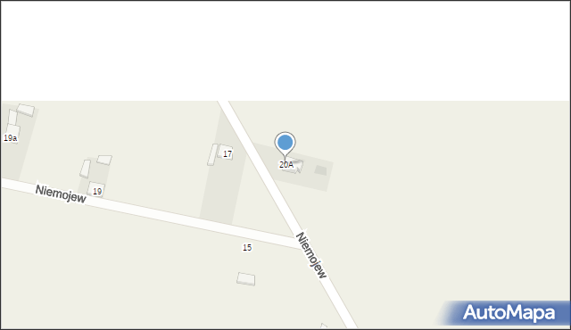 Niemojew, Niemojew, 20A, mapa Niemojew