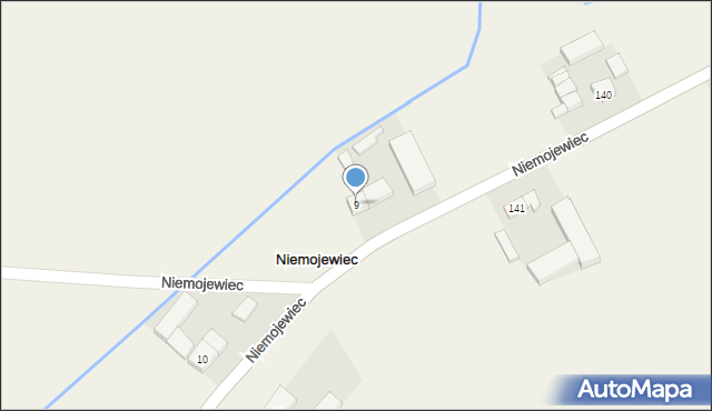 Niemojewiec, Niemojewiec, 9, mapa Niemojewiec