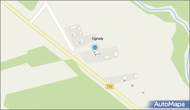 Niemścice, Niemścice, 3, mapa Niemścice