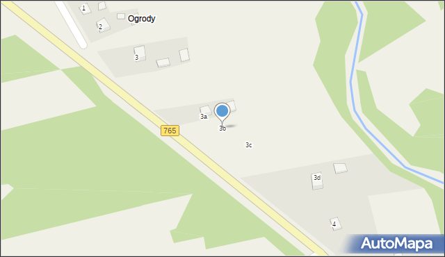 Niemścice, Niemścice, 3b, mapa Niemścice