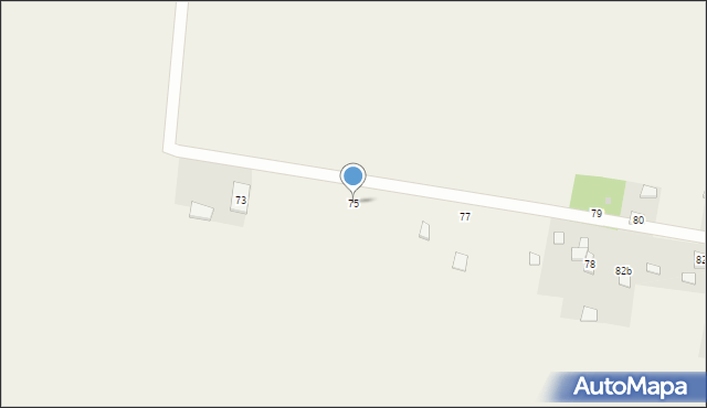 Niemysłów, Niemysłów, 75, mapa Niemysłów