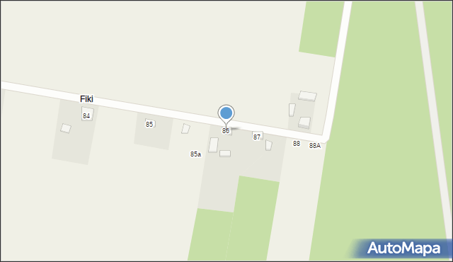 Niemysłów, Niemysłów, 86, mapa Niemysłów