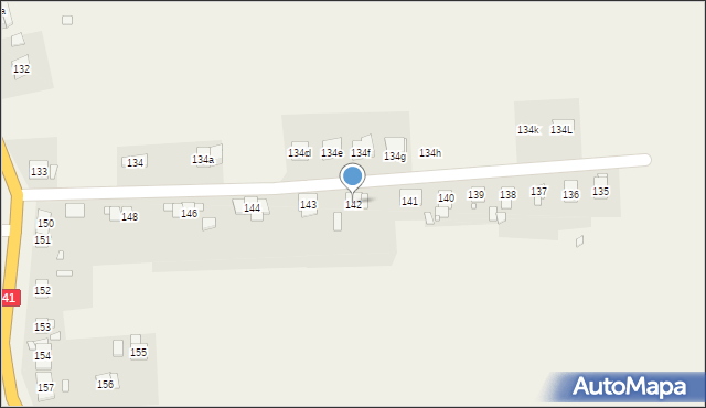 Niemysłowice, Niemysłowice, 142, mapa Niemysłowice