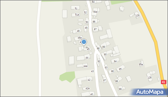 Niemysłowice, Niemysłowice, 46a, mapa Niemysłowice