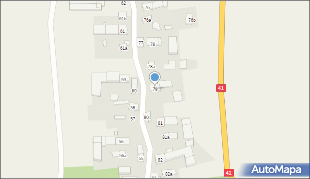 Niemysłowice, Niemysłowice, 79, mapa Niemysłowice