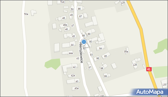 Niemysłowice, Niemysłowice, 92, mapa Niemysłowice