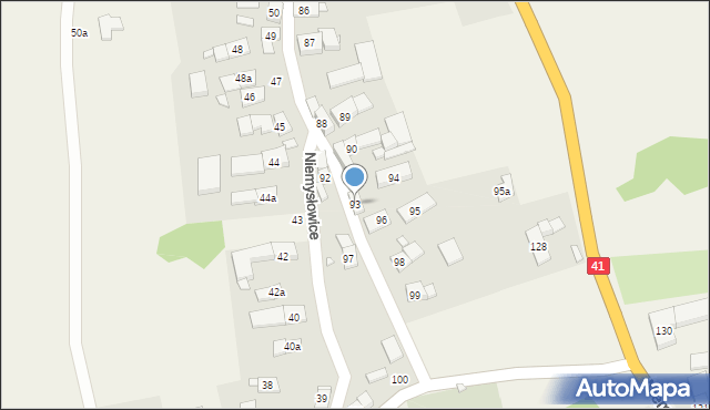 Niemysłowice, Niemysłowice, 93, mapa Niemysłowice