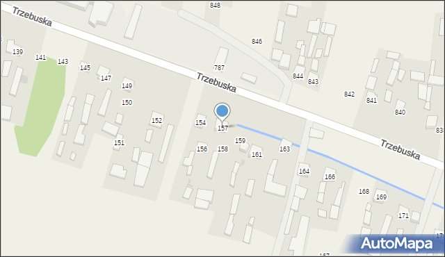 Nienadówka, Nienadówka, 157, mapa Nienadówka